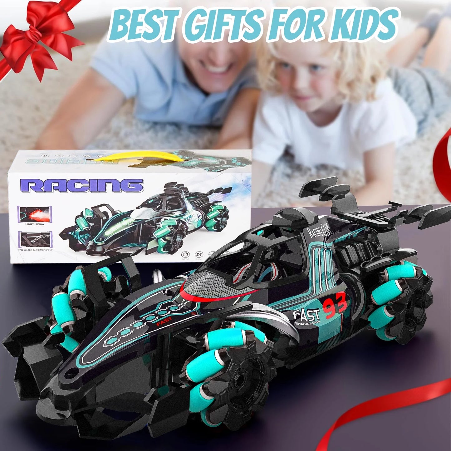 Remote Control Car, RC Cars Toys for Ages 5-7, 2.4GHz 4WD Fast RC Car Kids Toys for Ages 8-13