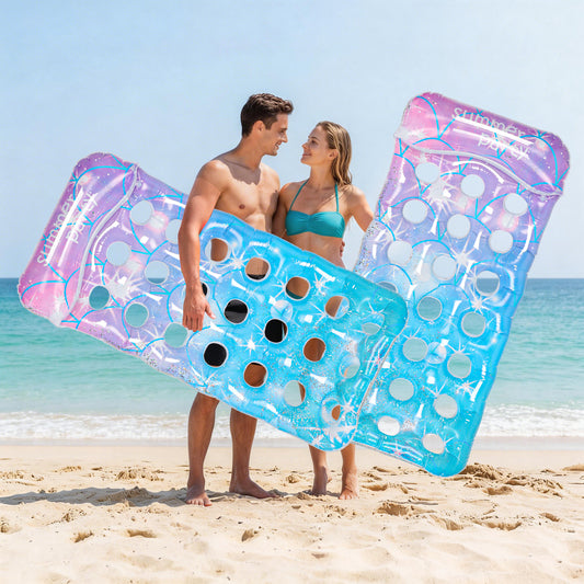 VKFVKF Pool Float for Adults , Giant Floaties Rafts for Adults Floating Lounger Sun Tanning Floats