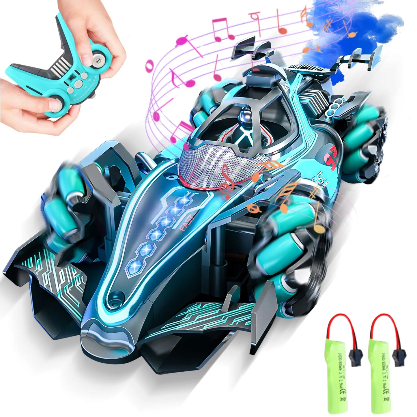 Remote Control Car, RC Cars Toys for Ages 5-7, 2.4GHz 4WD Fast RC Car Kids Toys for Ages 8-13