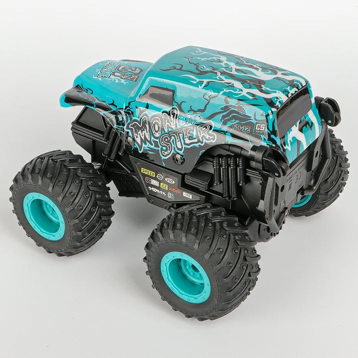 RC Monster Truck Toys, Remote Control Cars for Kids, Dinosaur RC Cars with Light & Music,Stunt, 360° Spin, Walk Upright