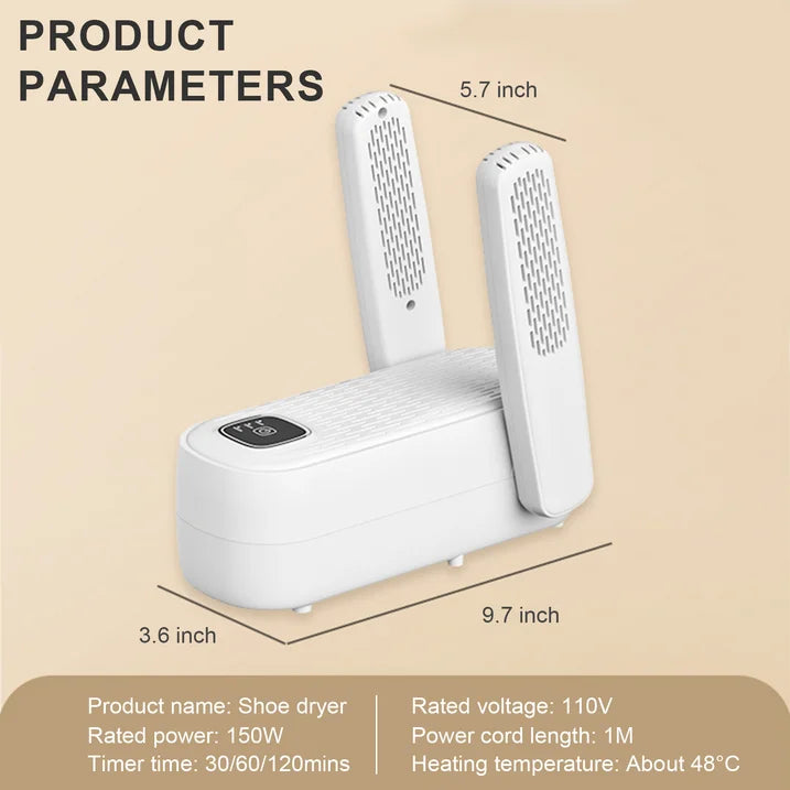 VKFVKF Boot Dryer for Work Boots, Shoe Dryer with Heat Blower, Glove Dryer & Boot Warmer - 90° Adjustable Dry Rack - Intelligent Timer